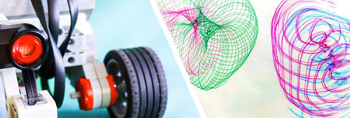 robotiikkaa ja spinografiaa-kuvituskuva