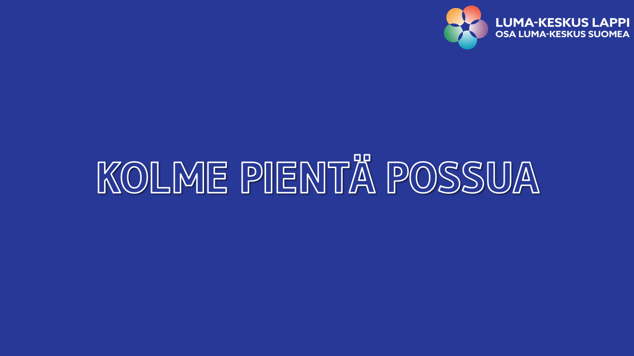 Kolme pientä possua