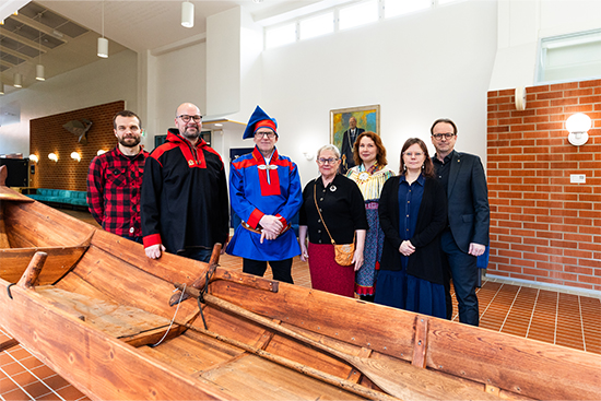 Mikko Äijälä, Jarno Valkonen, Jouni Laiti, Eeva Laiti, Áile Aikio, Sanna Valkonen ja Antti Syväjärvi