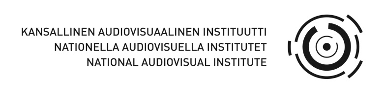Logo: Kansallinen audiovisuaalinen instituutti, Nationel audiovisual institute