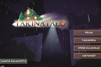 Kuva Tarinatalo-pelin etusivulta