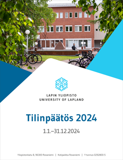 Lapin yliopiston tilinpäätös 2024 kansikuva