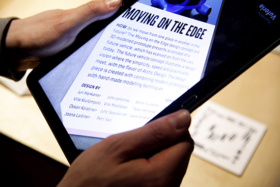 Interactive design exhibition Kaiku 2016