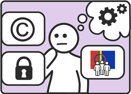 Piirroskuvitus Nuohttin eettisistä ohjeista.