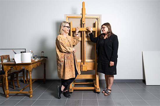 Marjatta Tapiola ja Marianne Wagner-Prenner