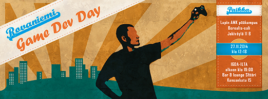 Rovaniemi Game Dev Day -seminaari 27.11.2014