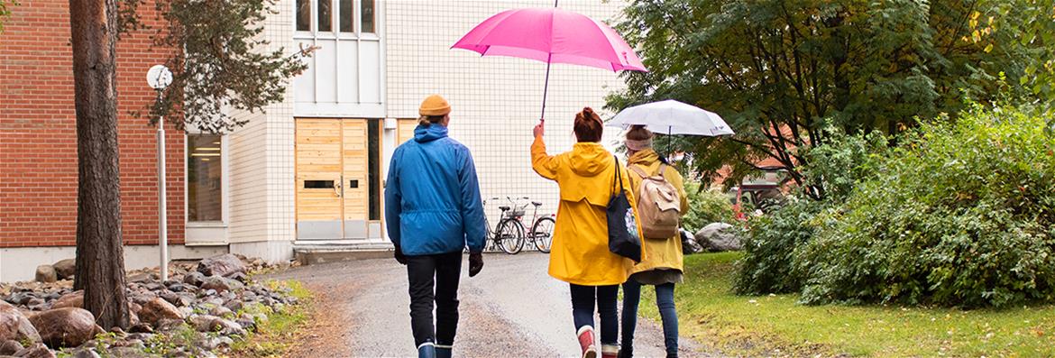 Pääkampuksen pohjapiirros & Lapin yliopisto kartalla