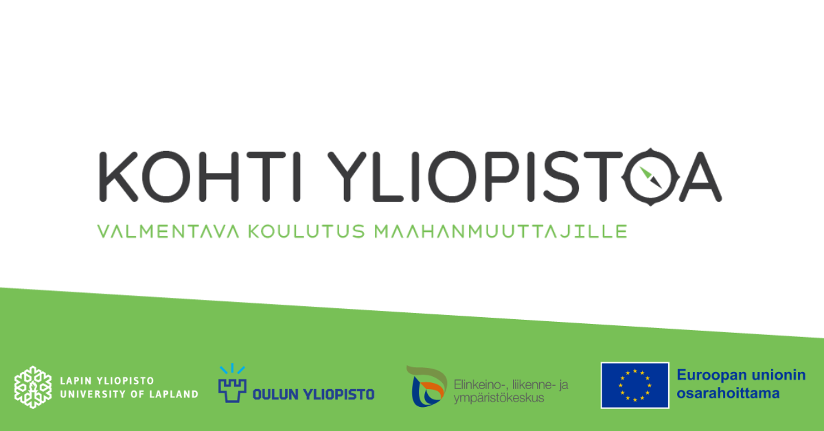 Kohti yliopistoa. Valmentava koulutus maahanmuuttajille.