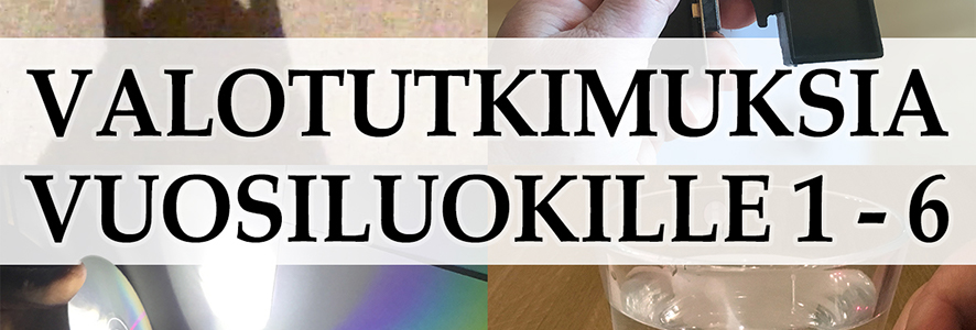 Valotutkimuksia vuosiluokille 1-6 www-sivuille