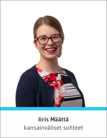 Iiris Määttä, kansainvälisten suhteiden alumni