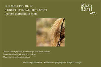 Keropirtien avoimien ovien mainosjuliste